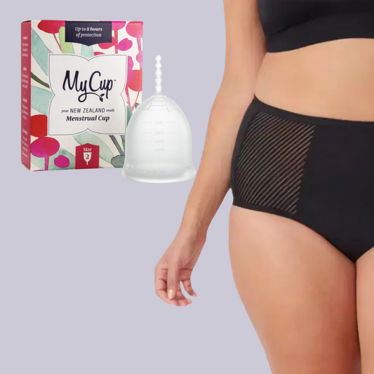 MyCup™ Size 2 + Love Luna 'Luxe' Full Period Brief Bundle